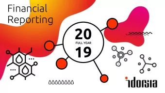 20  FULL YEAR  19  The following information contains certain forward-looking statements,