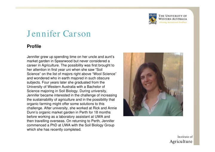 jennifer carson