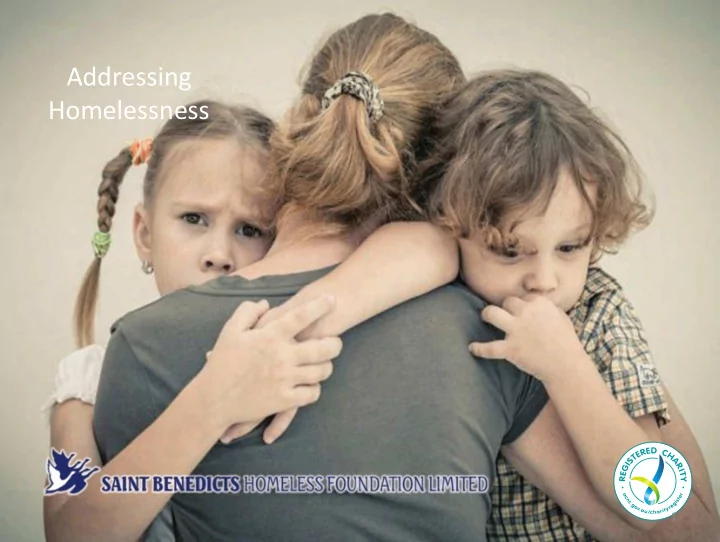 addressing homelessness