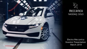 March 2019  Forward-Looking Statements This presentation includes statements that are, or may be