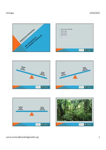 Haringey    14/10/2015    Ones, tens, hundreds  N  O  I  T  Ones, twos  I  S  O