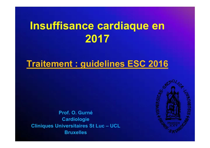 insuffisance cardiaque en 2017