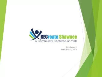 City Council  February 11, 2019  Background  Master Plan Findings  Master Plan Findings  Usage