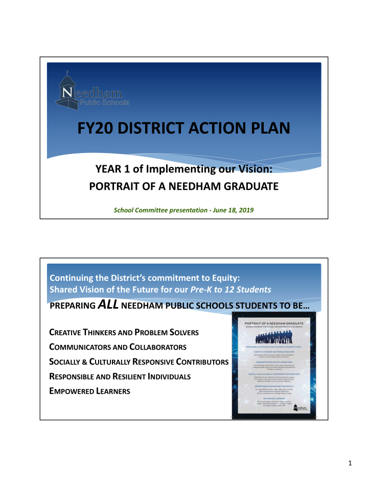 fy20 district action plan
