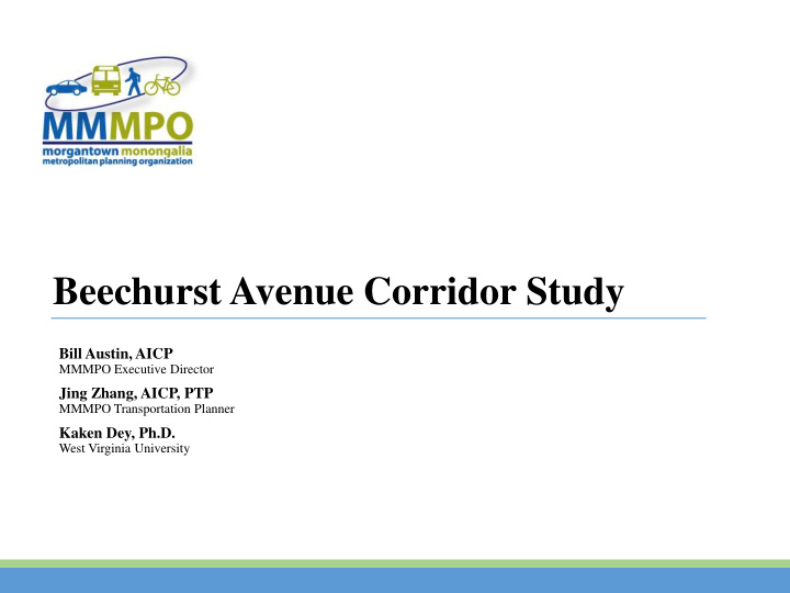 beechurst avenue corridor study