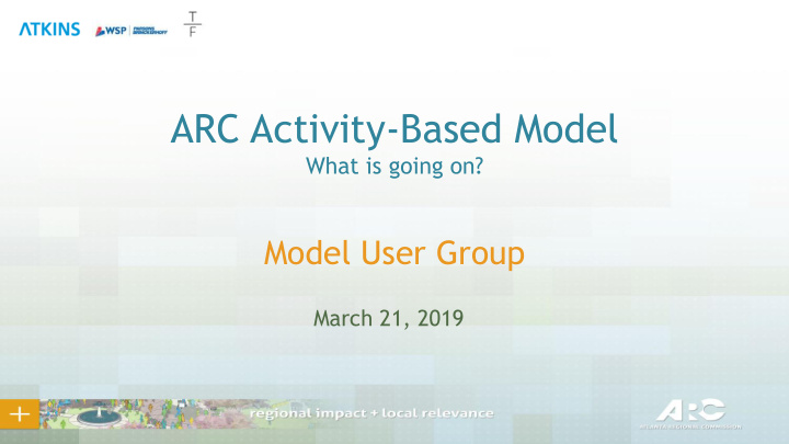 arc activity based model
