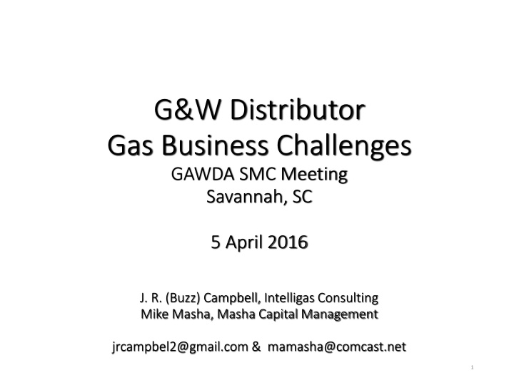 gas business challenges
