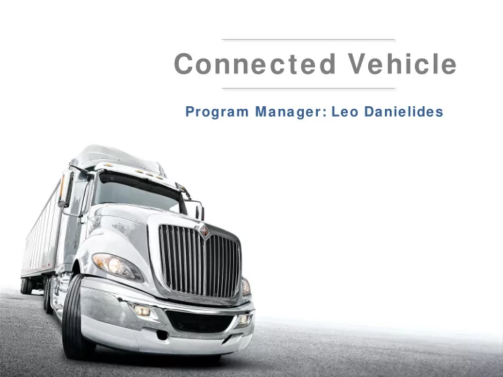 connected vehicle