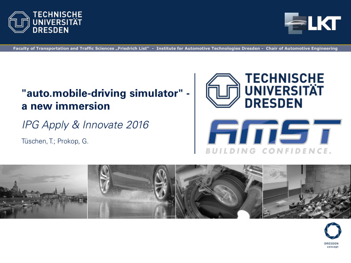 auto mobile driving simulator a new immersion ipg apply