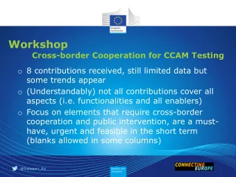 o All functionalities appear at least once o 5 functionalities stick out with 4 mentions  Mobility
