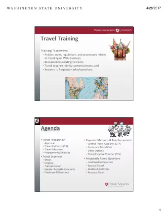 Travel Training Training Takeaways:  Policies, rules, regulations, and procedures related to