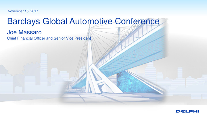 barclays global automotive conference