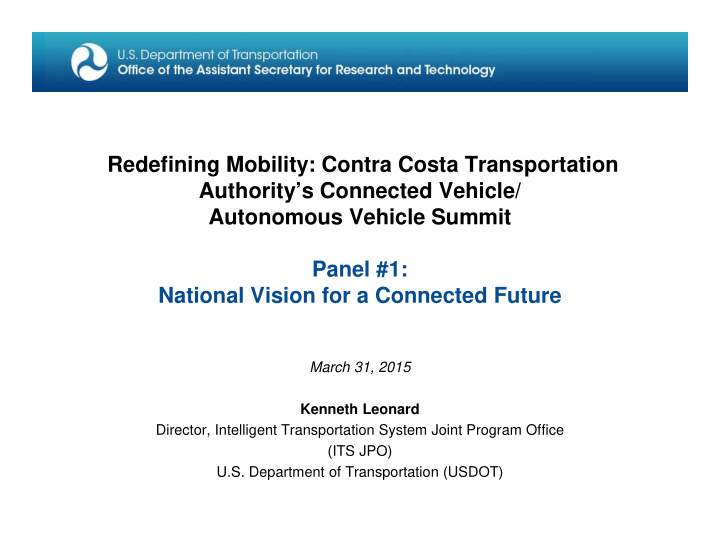 redefining mobility contra costa transportation authority