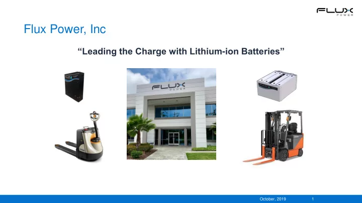 flux power inc