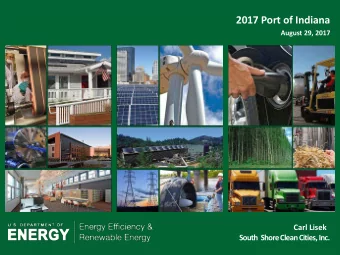 2017 Port of Indiana  August 29, 2017  Carl Lisek  South  Shore Clean Cities, Inc.  C  G  B  O  V