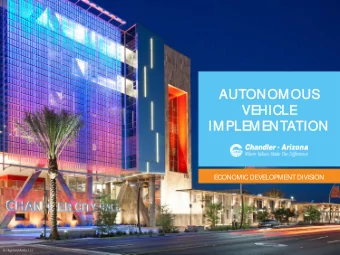 AUTON  ONOM  OMOUS  VE  VEHICLE  LE  IMPLEM  EMEN  ENTATION  ECONOMIC DEVELOPMENT DIVISION  2