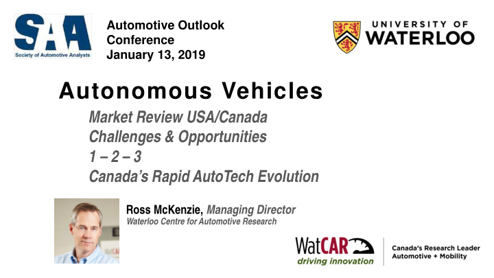 autonomous vehicles