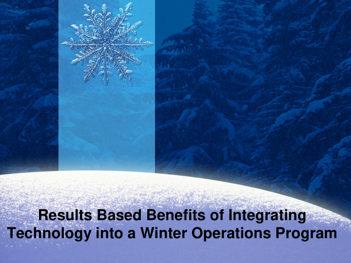 results based benefits of integrating technology into a