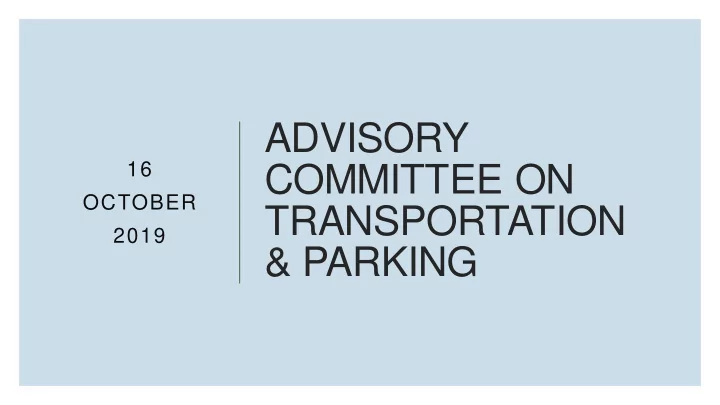 advisory