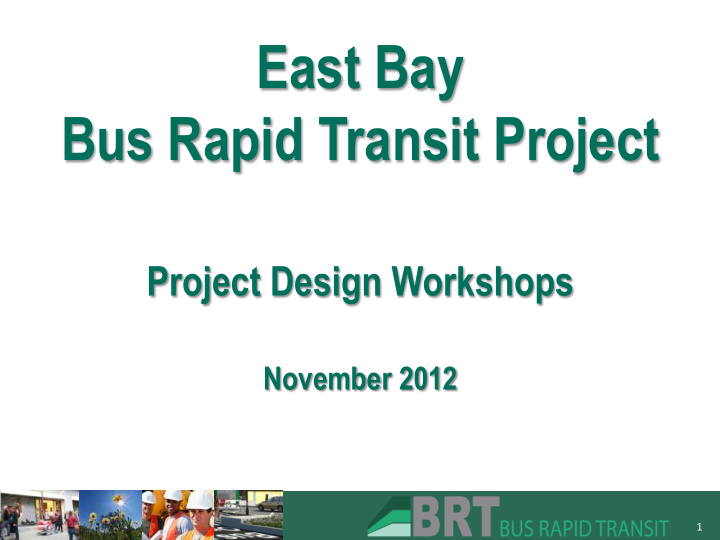 east bay bus rapid transit project
