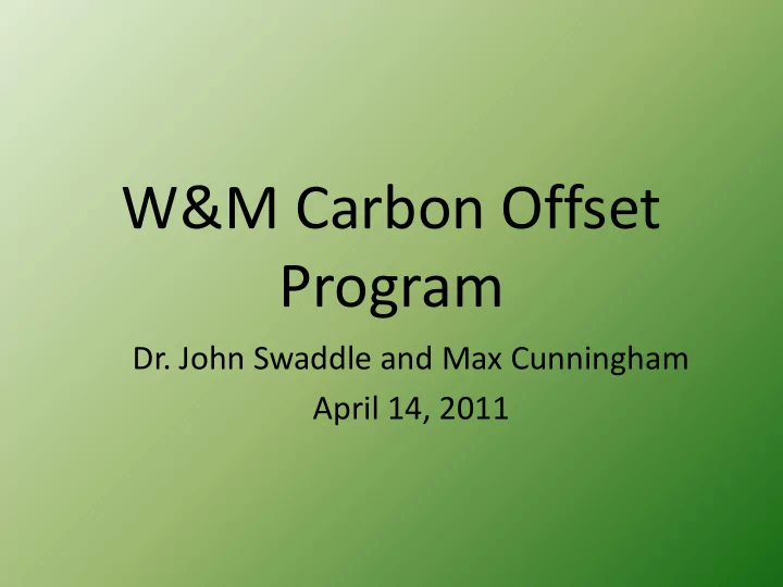 program