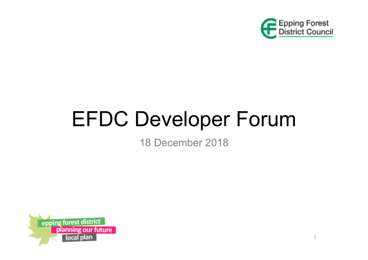 efdc developer forum