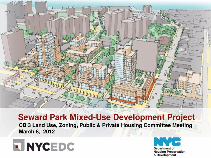 seward park mixed use development project