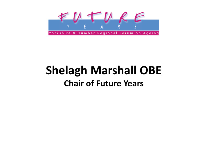 shelagh marshall obe