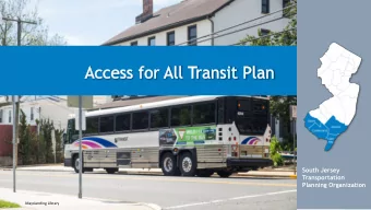 South Jersey  Transportation  Planning Organization  South Jersey Transportation Planning