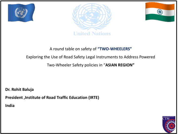 india thank the members and secretariat of wp1