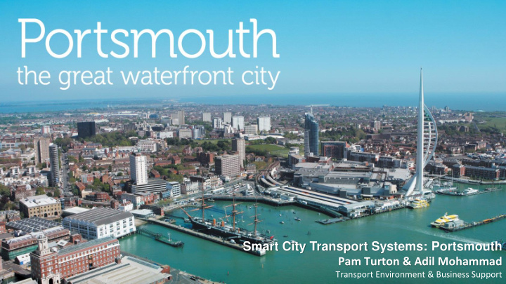 smart city transport systems portsmouth pam turton adil