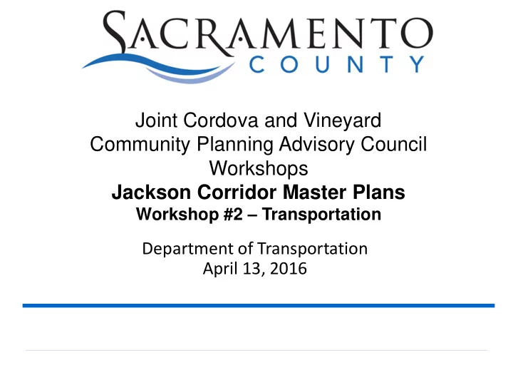 community planning advisory council