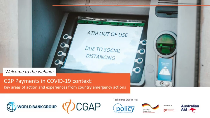 g2p payments in covid 19 context