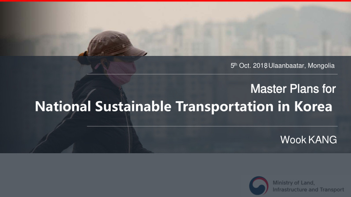 national sustainable transportation in korea