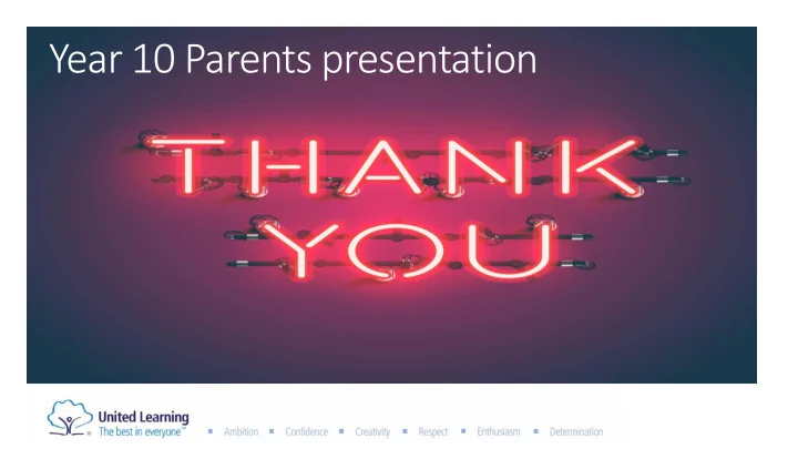 year 10 parents presentation safety and welfare r rates
