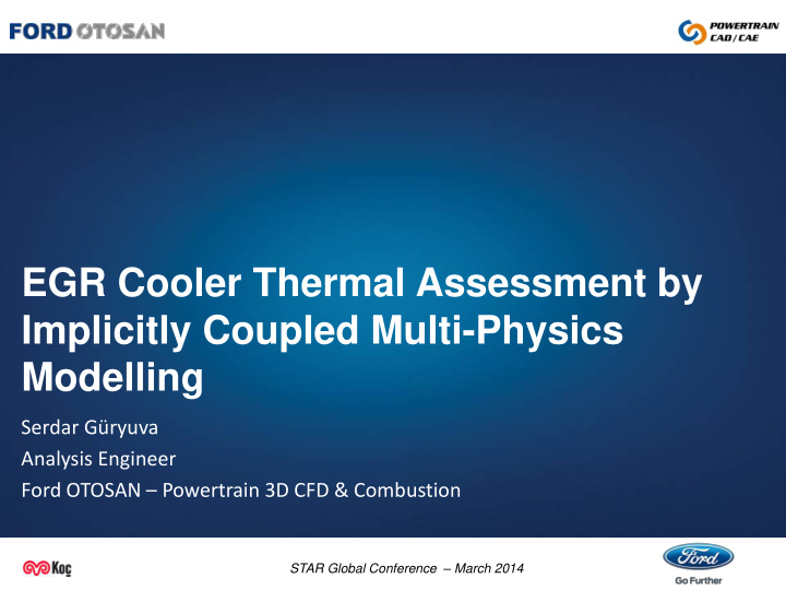 egr cooler thermal assessment by