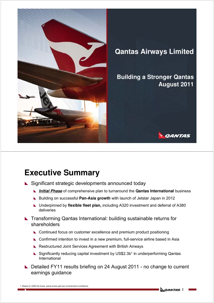 executive summary