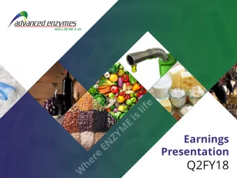 Q2FY18  Disclaimer  This information may contain certain forward-looking statements/details in the