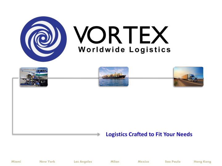 logistics crafted to fit your needs