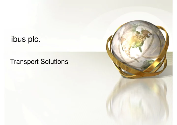 ibus plc