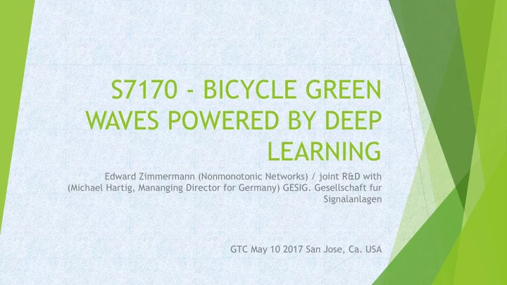 s7170 bicycle green