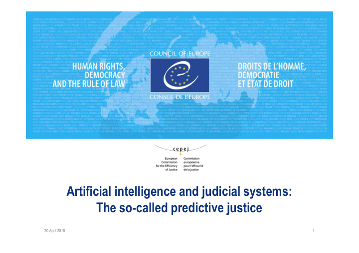 artificial intelligence and judicial systems the so