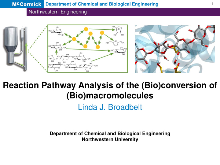 reaction pathway analysis of the bio conversion of