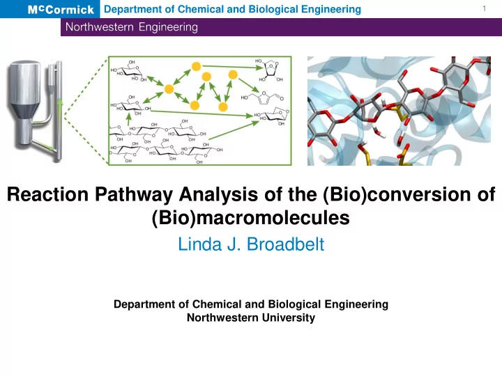 reaction pathway analysis of the bio conversion of