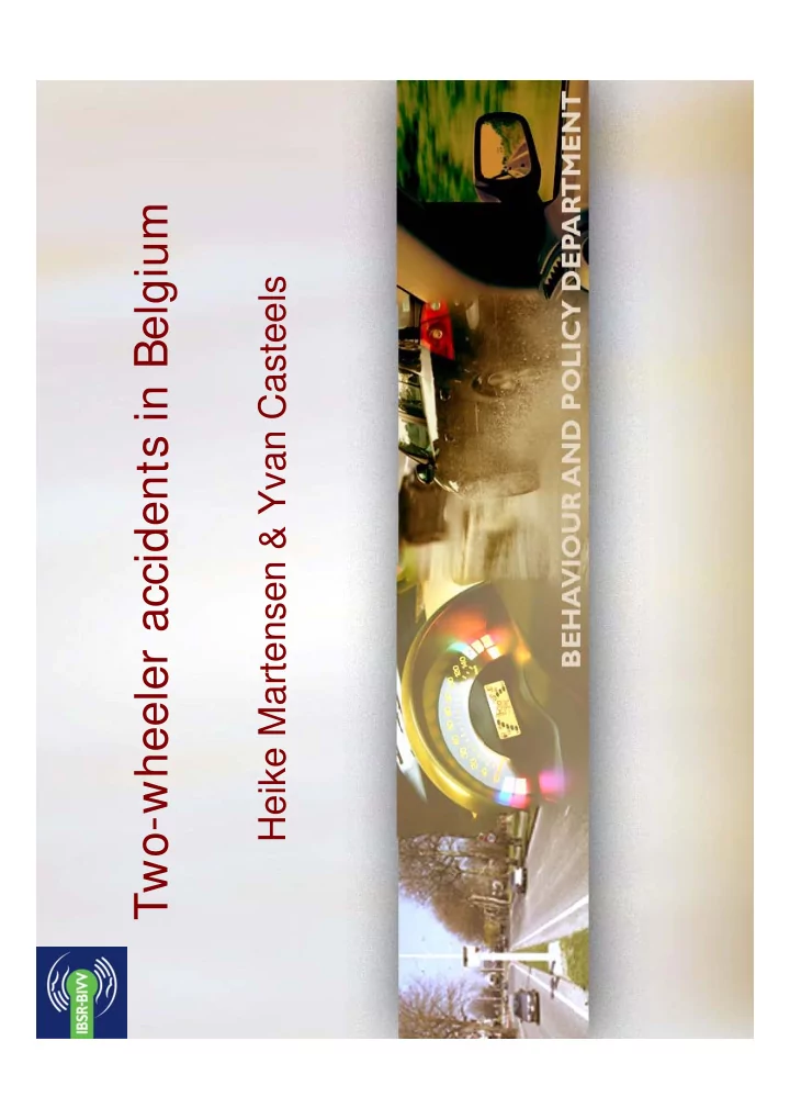 two wheeler accidents in belgium