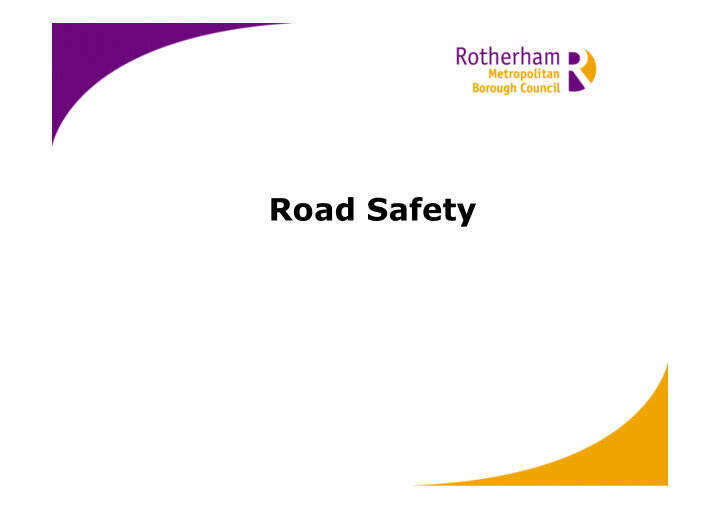 road safety background