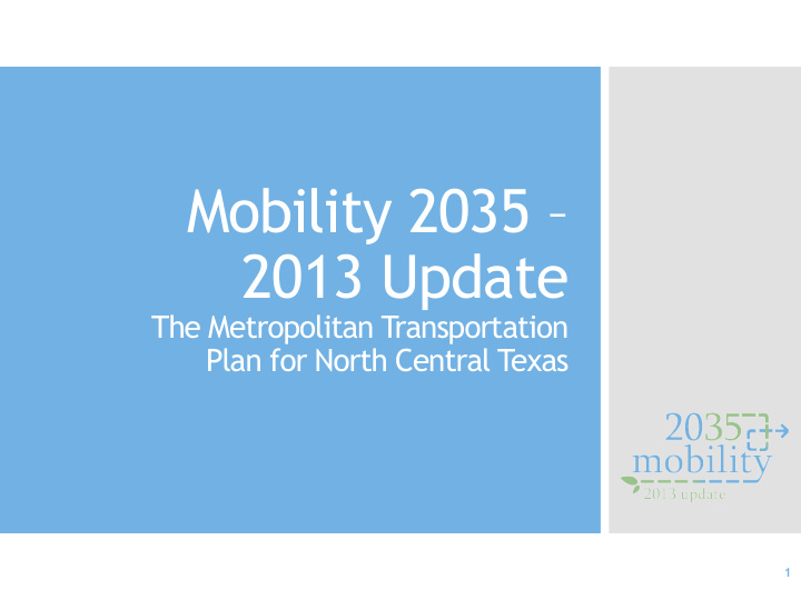 mobility 2035