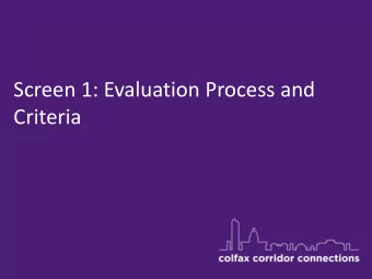 Criteria  Decreasing number of alternatives  Alternatives  Increasing number of criteria