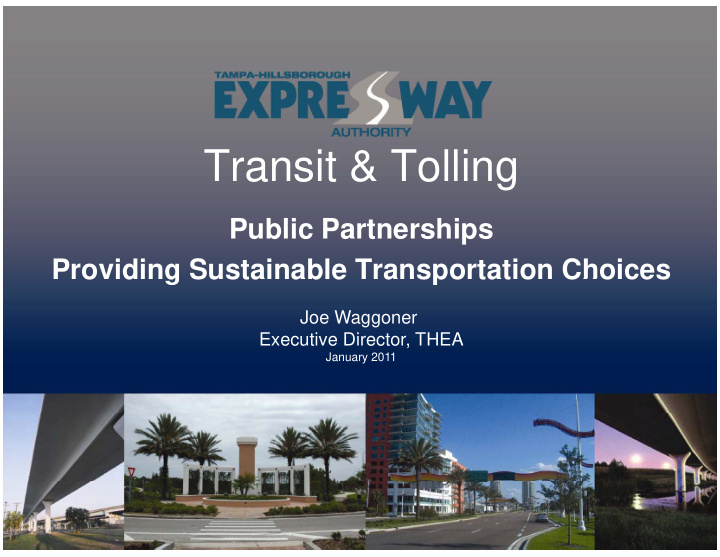 transit tolling