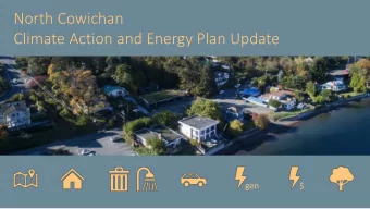 North Cowichan  Climate Action and Energy Plan Update  gen  $  CAEP Update Goals  Reduce  Reduce